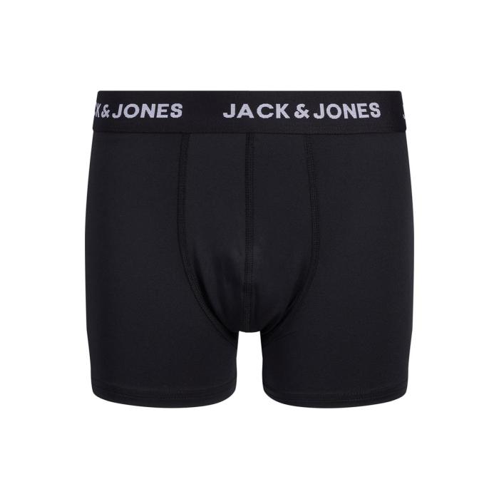 Εσώρουχα μπόξερ 3 pack αθλητικού τύπου αγόρι JACK & JONES-12205324-Black