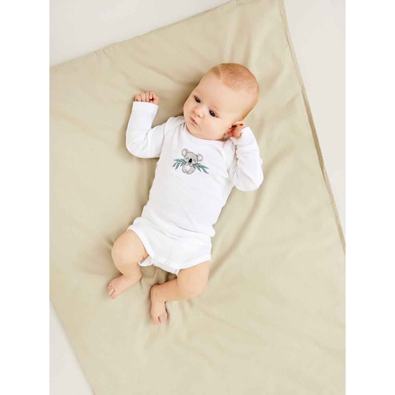 Σετ 3 τεμ. φορμάκια μπεμπέ unisex Name it-13206304-Silver Sconce-organic cotton φωτογραφία