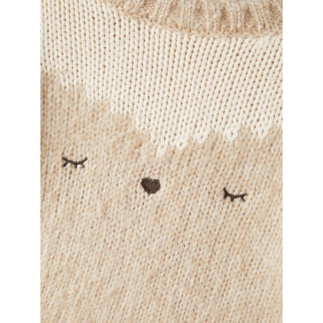 Μπλούζα πλεκτή κορίτσι Name it-13207086-Peyote Melange φωτογραφία