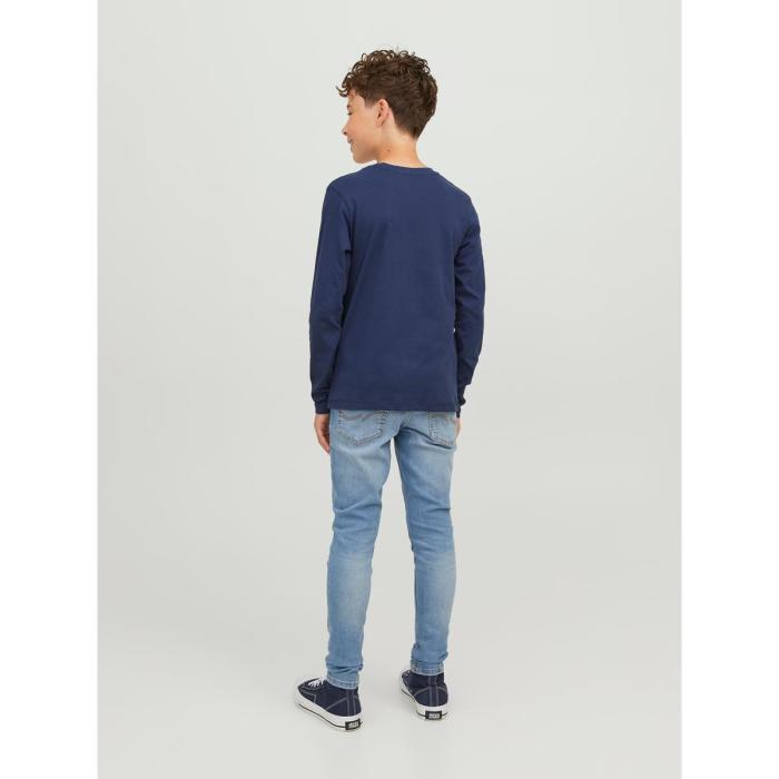 Μπλούζα μακό αγόρι JACK & JONES-12237416-Mood Indigo