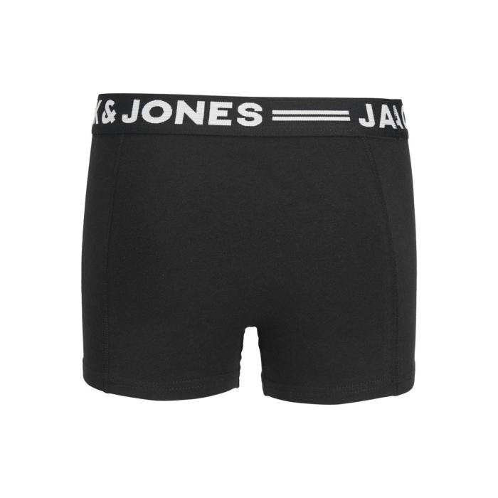 Εσώρουχα μπόξερ 3 pack αγόρι JACK & JONES-12149293-Black wasi