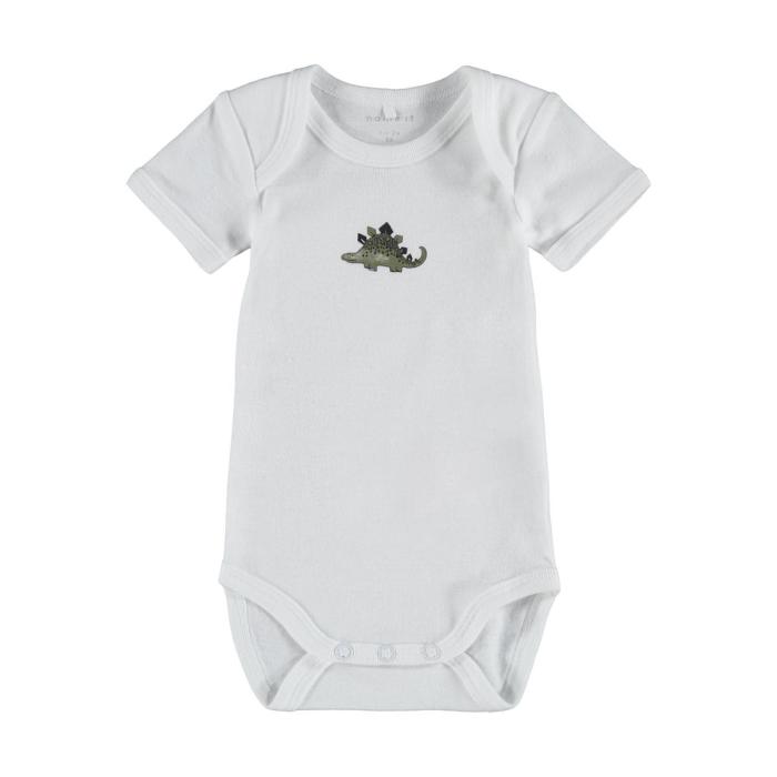 Σετ 3 τεμ. φορμάκια μπεμπέ unisex Name it -13189125-Loden Green- organic cotton