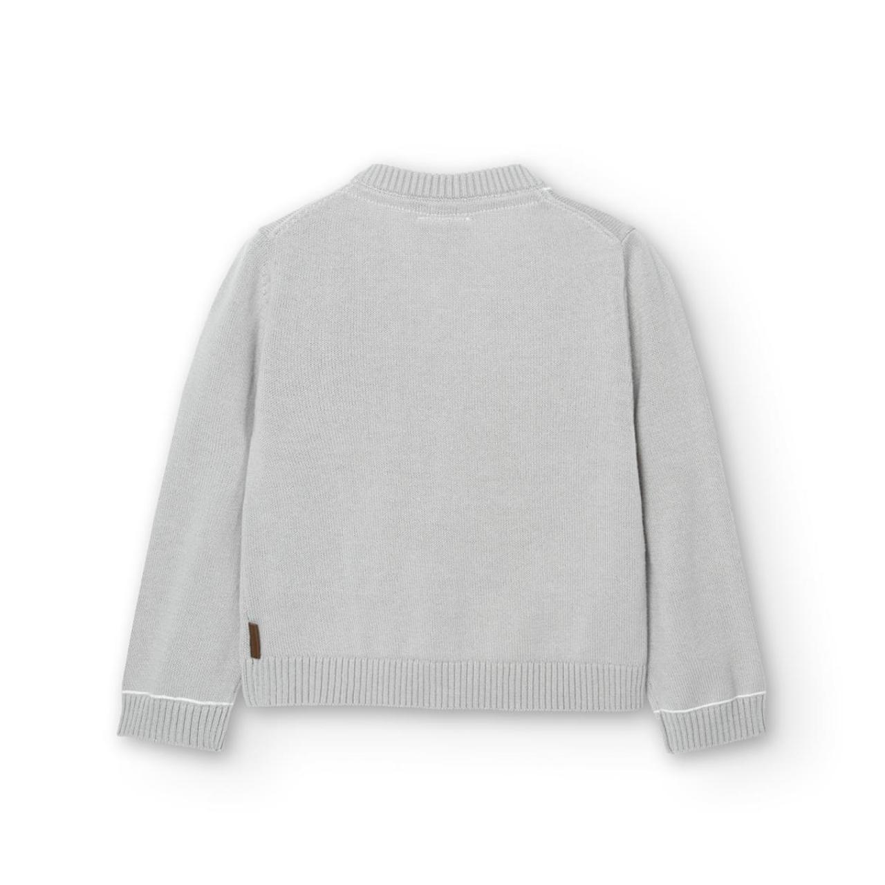 Ζακέτα πλεκτή αγόρι Boboli-718051-7372-Grey φωτογραφία