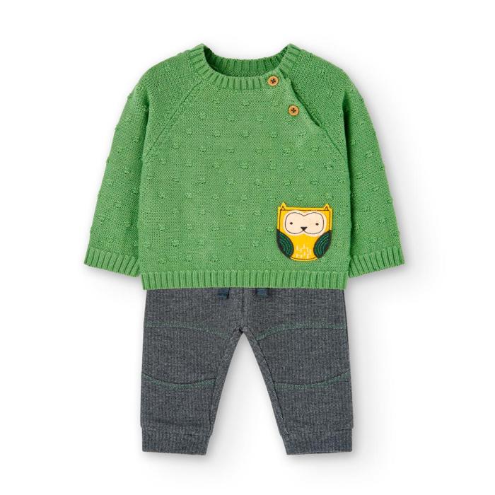 Σετ μπεμπέ unisex Boboli-127134-4631-Green