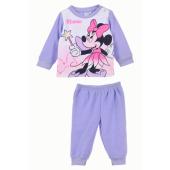 Πιτζάμα μπεμπέ fleece κορίτσι Minnie Mouse-HW0352-PURPLE