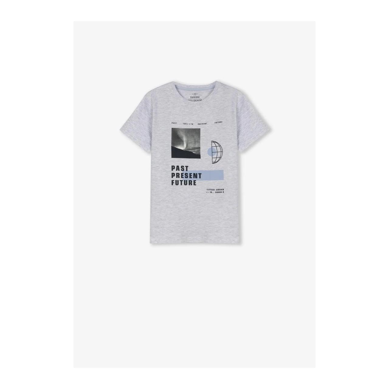 TIFFOSI Μπλούζα μακό αγόρι Tiffosi-10043531-039-GREY
