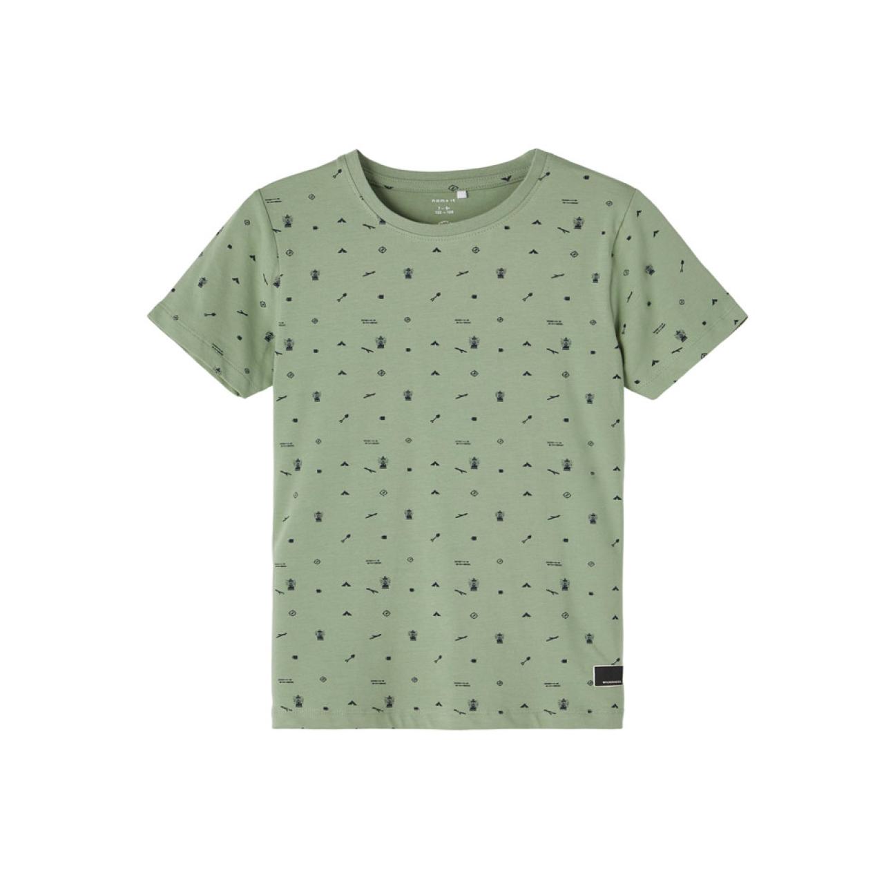 Name it Μπλούζα μακό αγόρι name it-13201107-Hedge Green-organic cotton