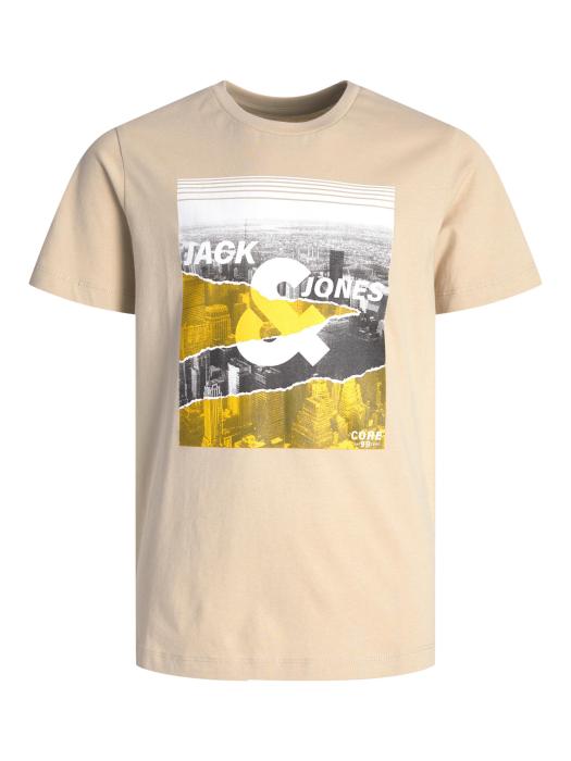 Μπλούζα μακό αγόρι JACK & JONES-12208435-Oxford Tan