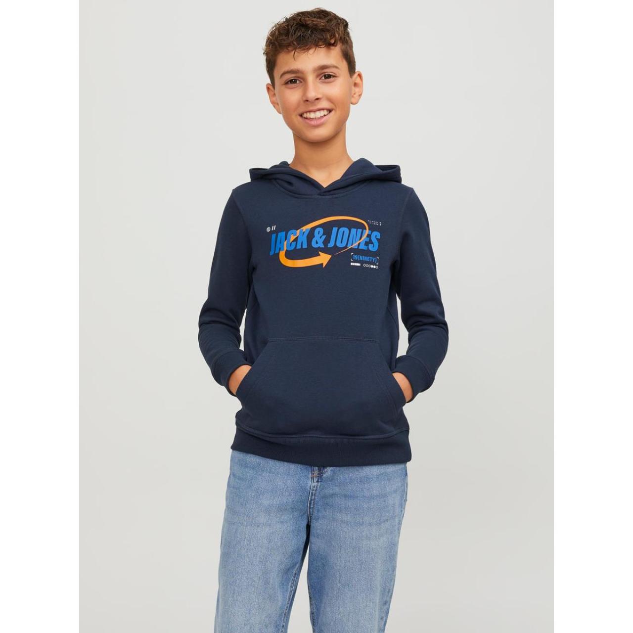 Μπλούζα φούτερ αγόρι Jack & Jones-12247700-Navy Blazer