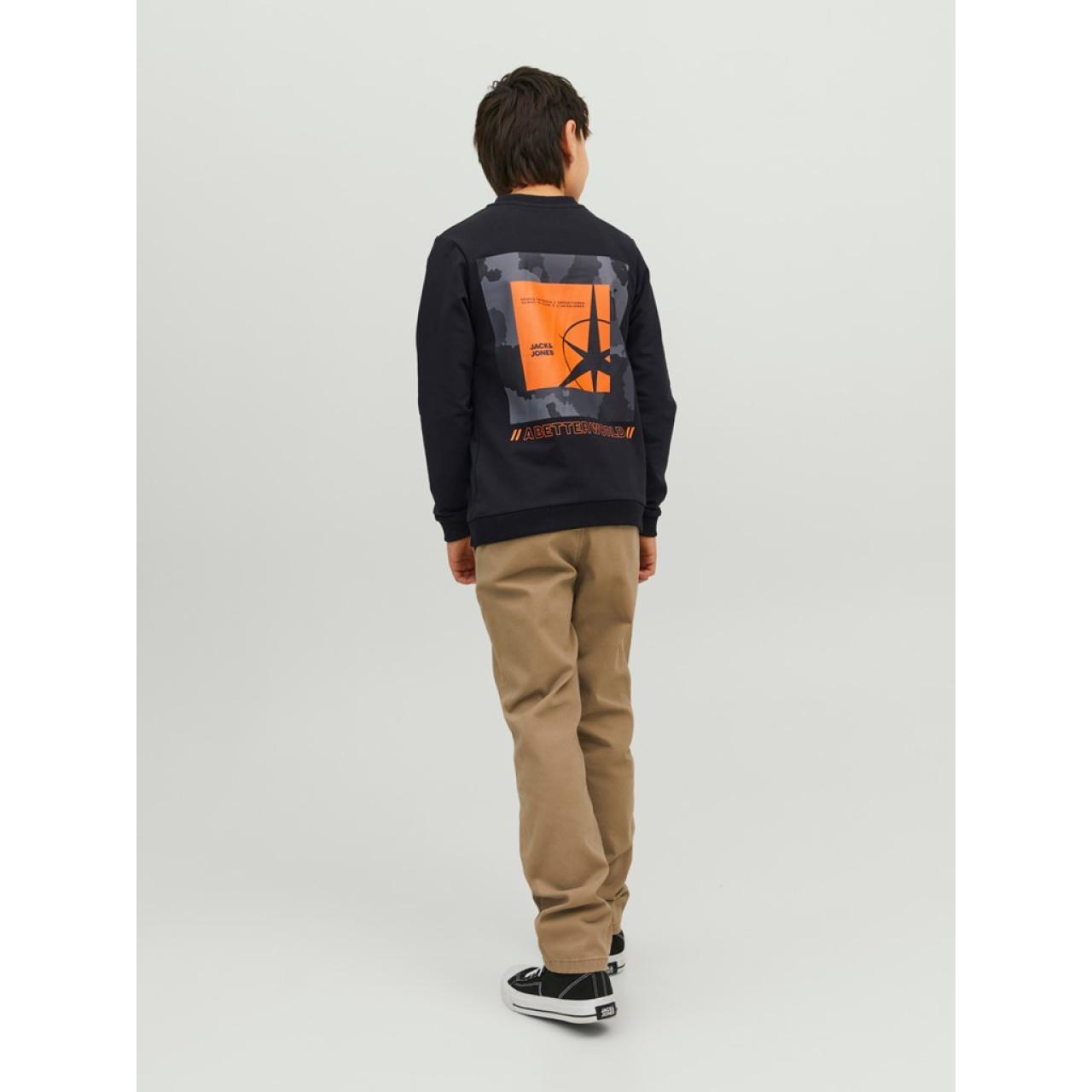 Μπλούζα φούτερ λεπτό σγόρι JACK & JONES-12230838-Black φωτογραφία
