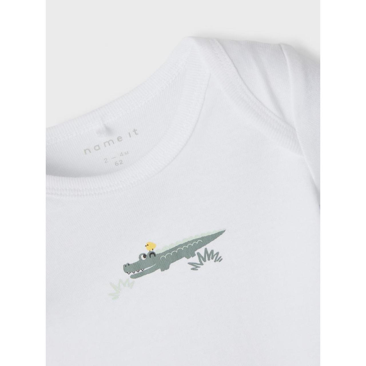 Σετ 3 τεμ.φορμάκια μπεμπέ unisex Name it-13198649-Agave green