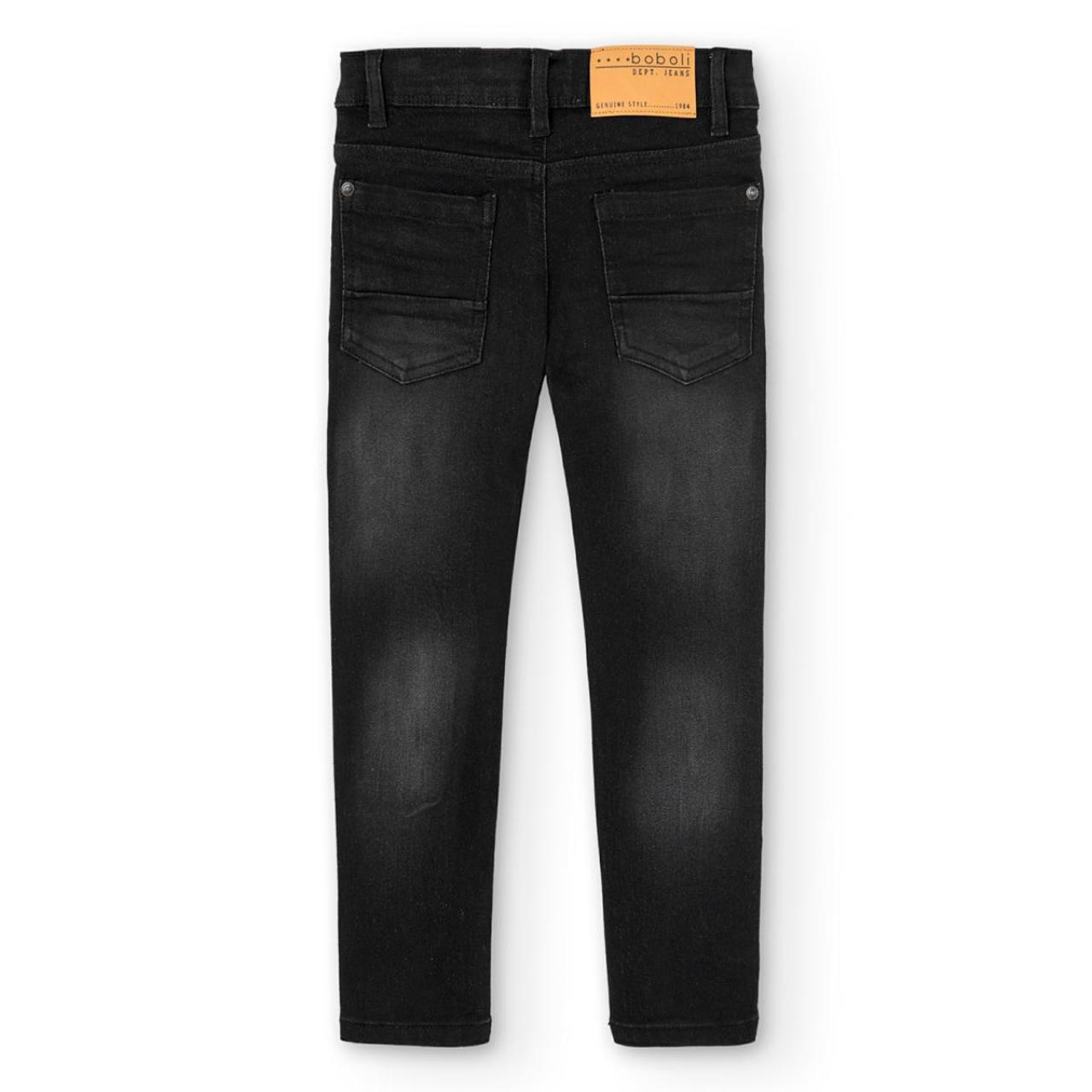 Παντελόνι τζιν αγόρι Boboli -590048- black φωτογραφία