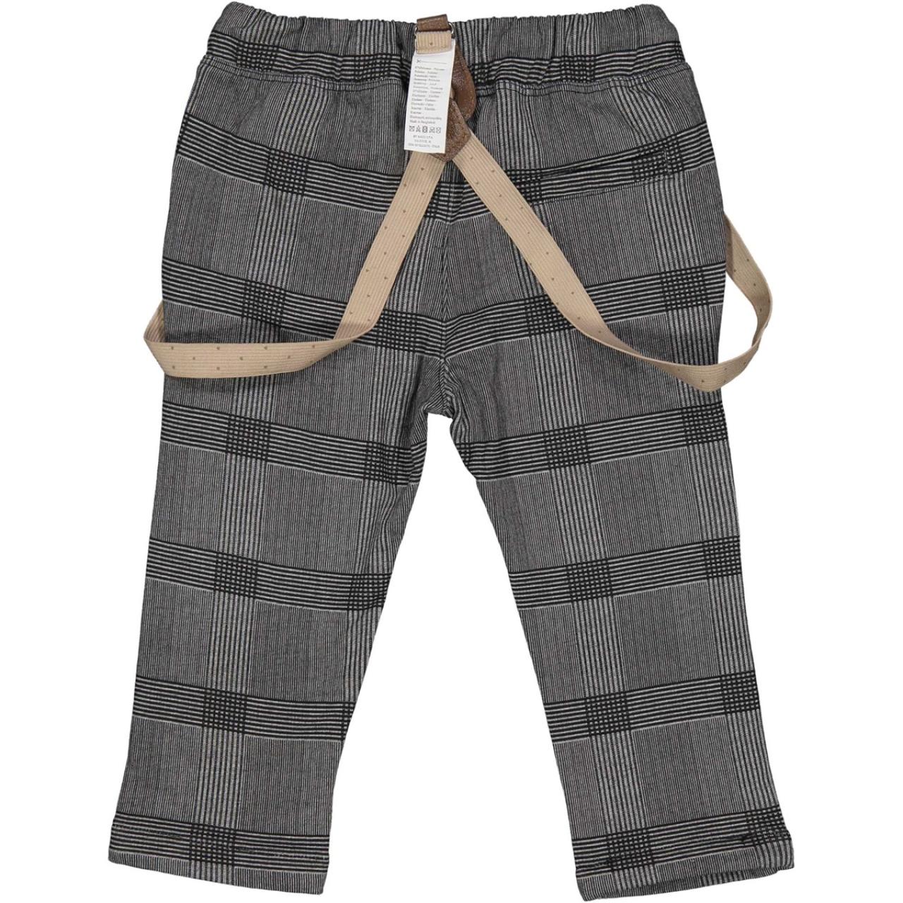 Παντελόνι μπεμπέ με τιράντες αγόρι Birba-999.52047-GREY φωτογραφία