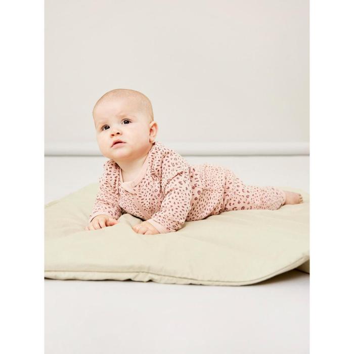 Σετ 2 τεμ. φορμάκια μπεμπέ κορίτσι Name it-13206277-Rose Taupe-organic cotton