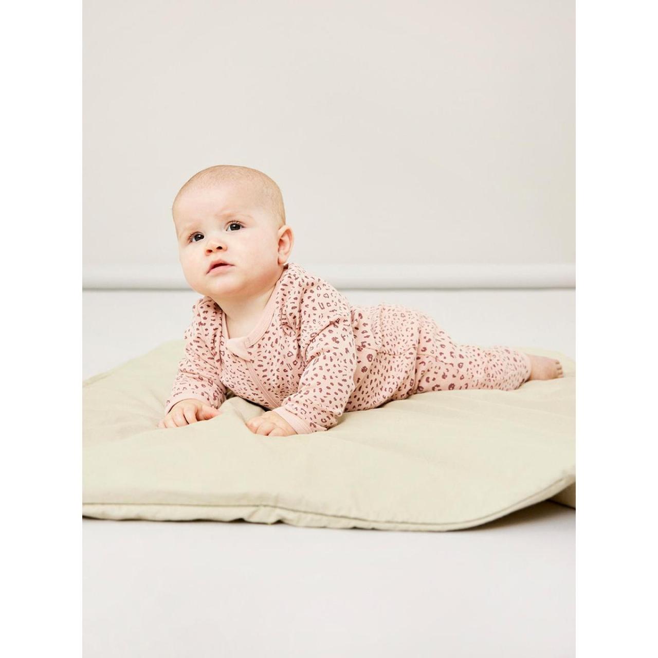 Σετ 2 τεμ. φορμάκια μπεμπέ κορίτσι Name it-13206277-Rose Taupe-organic cotton φωτογραφία