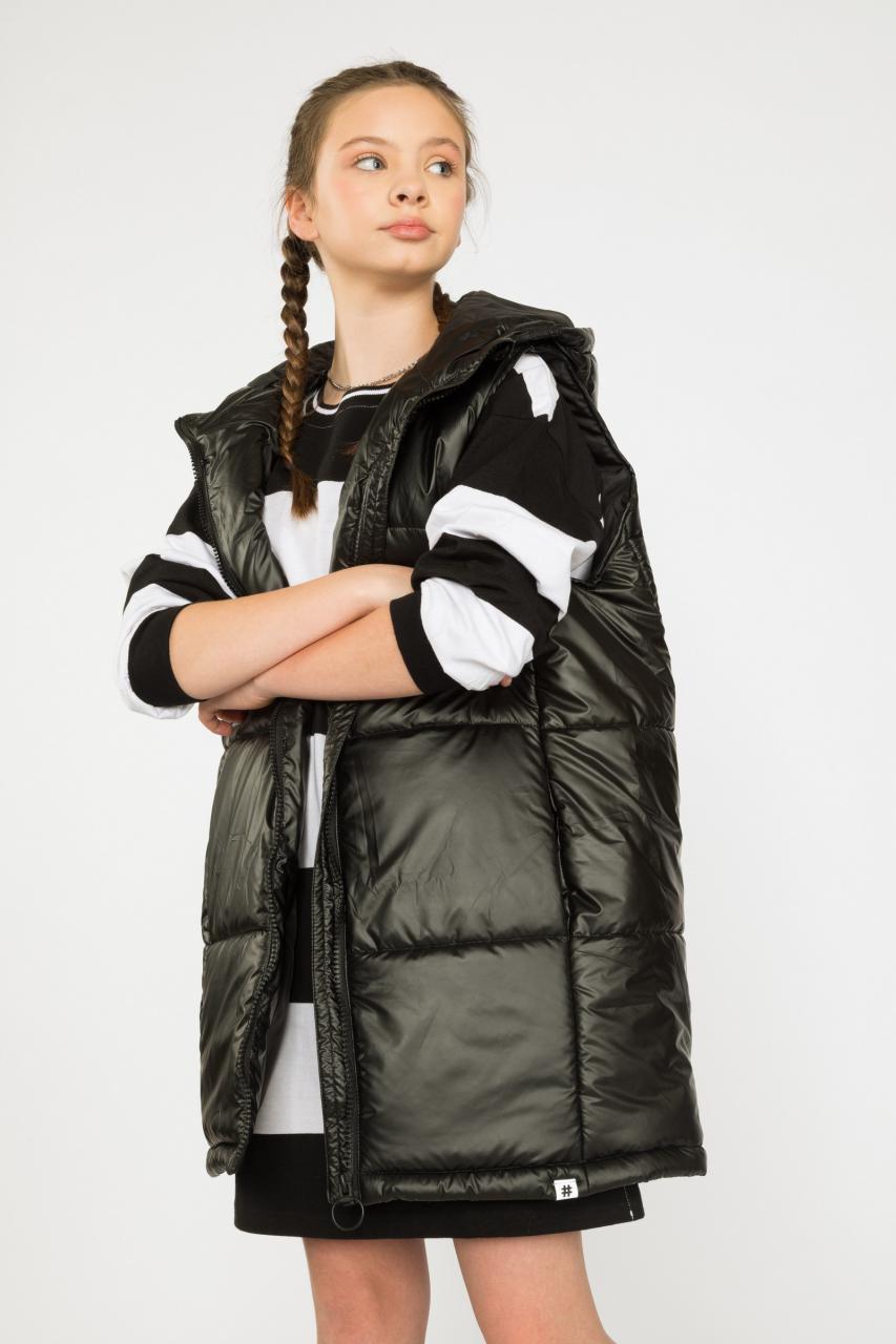 reporter young Μπουφάν μακρύ αμάνικο κορίτσι Reporter Young-223-0887G-05-BLACK