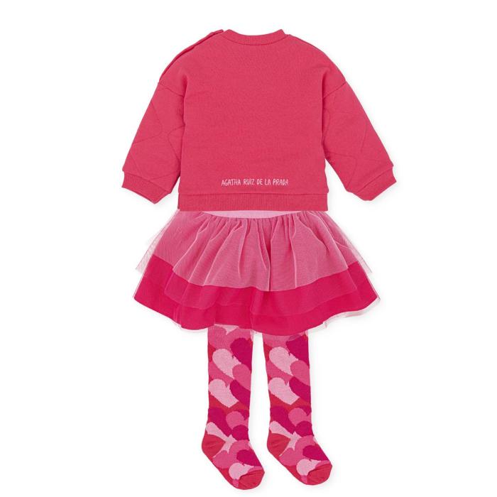 Σετ φούστα κορίτσι Agatha Ruiz De La Prada-7023W23-Fuchsia