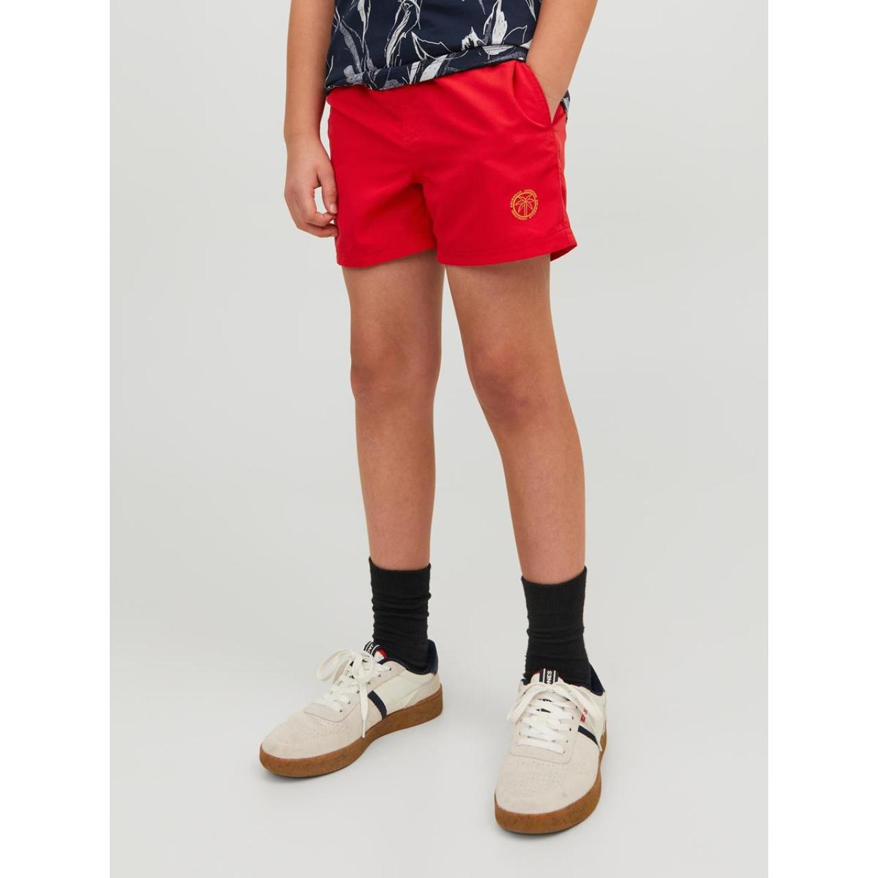 Μαγιό βερμούδα αγόρι JACK & JONES-12228535-Chinese Red φωτογραφία