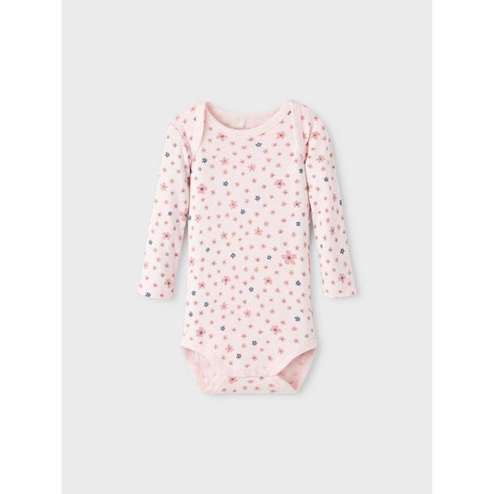 Σετ 3 τεμ. φορμάκια μπεμπέ κορίτσι Name it-13206514-Rosette-organic cotton