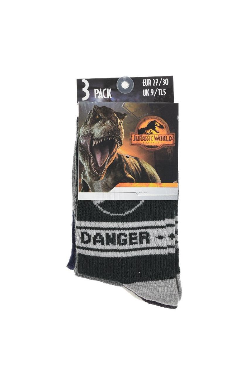 Κάλτσες 3 τεμ. αγόρι JURASSIC WORLD-EV0624-PACK1 φωτογραφία