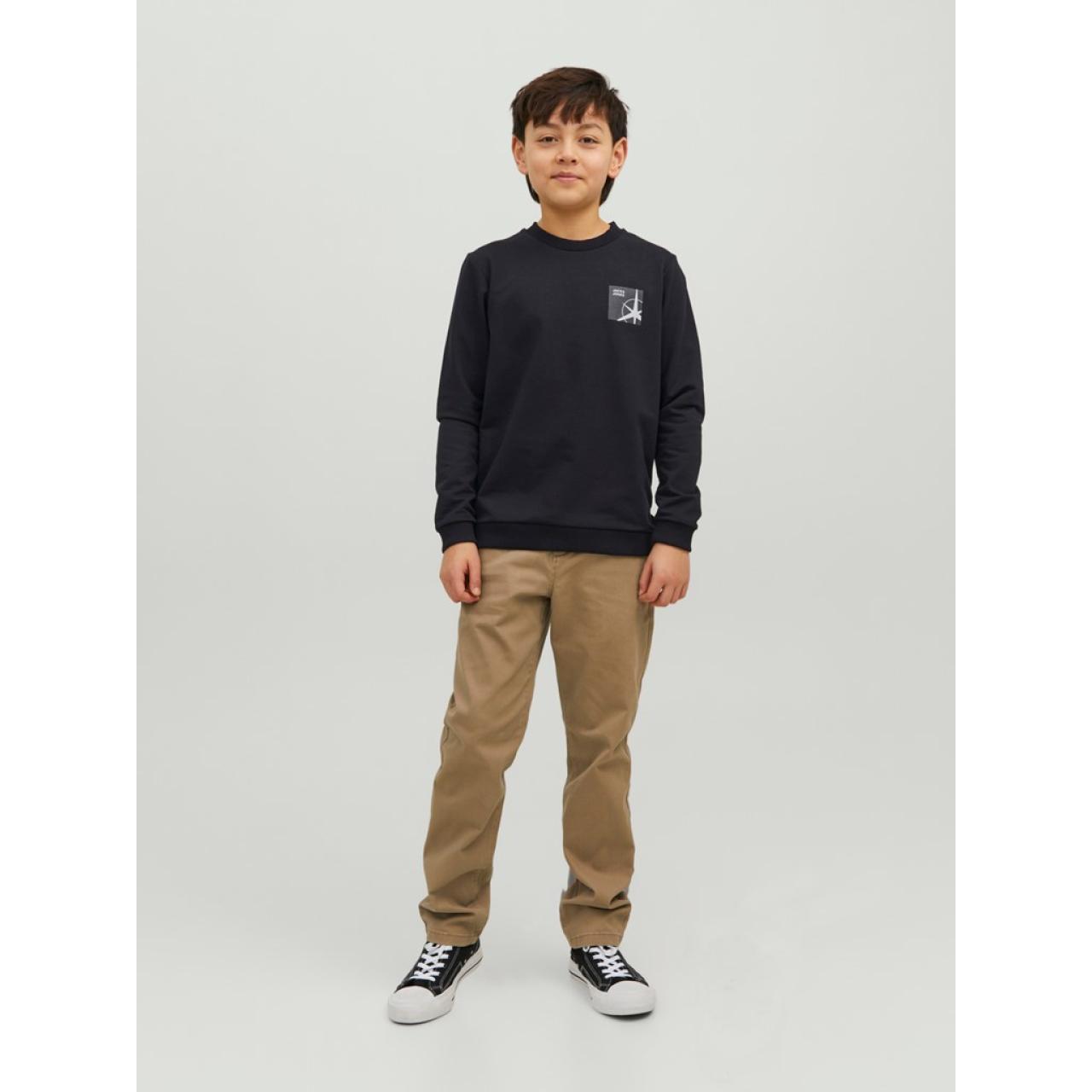 Μπλούζα φούτερ λεπτό σγόρι JACK & JONES-12230838-Black φωτογραφία