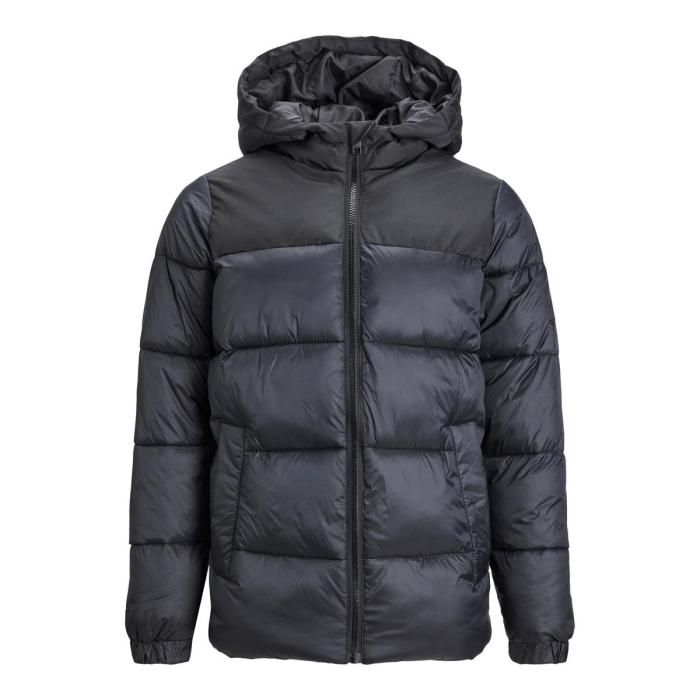 Μπουφάν puffer αγόρι Jack & Jones-12236884-Black