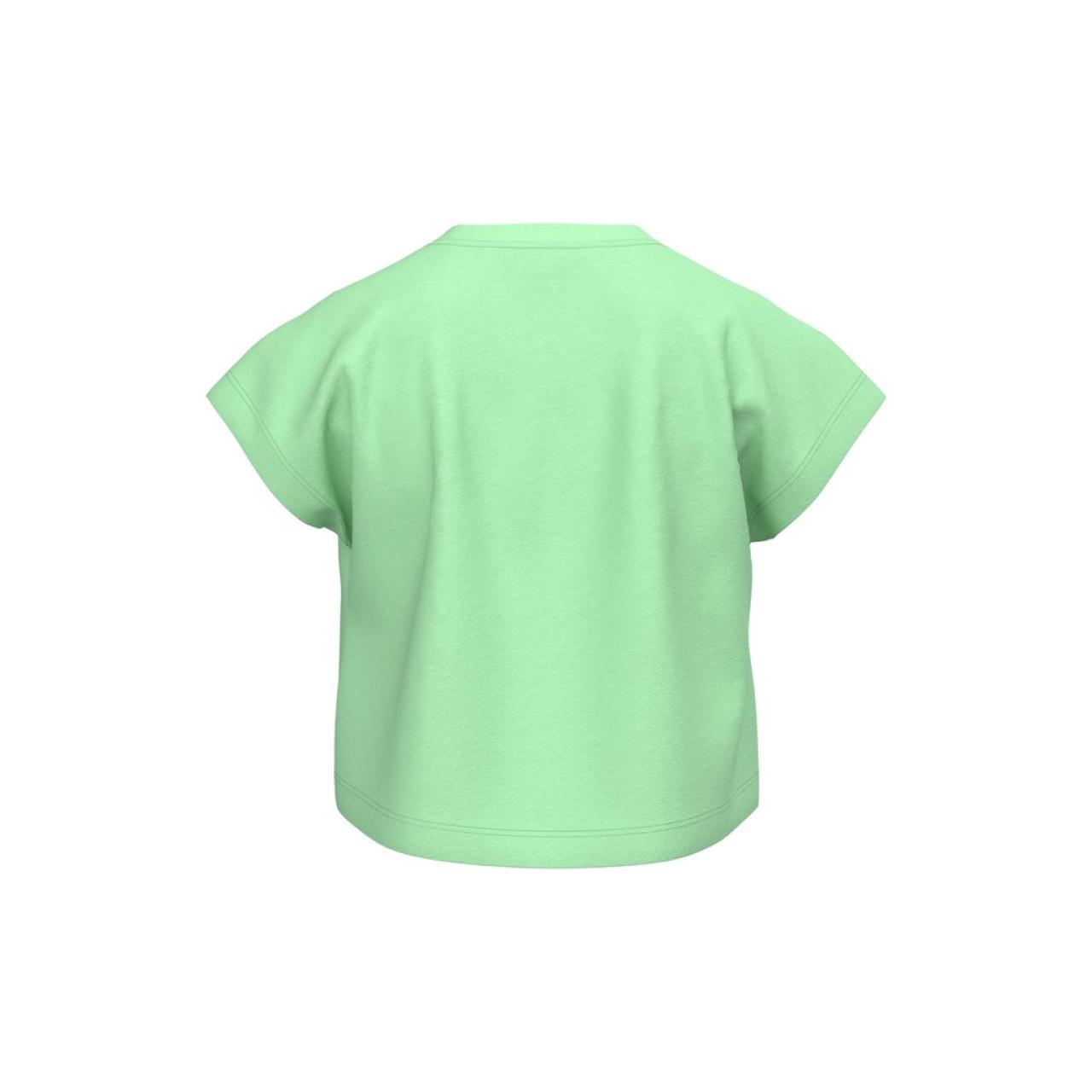 Μπλούζα μακό crop κορίτσι name it-13215793-Green Ash
