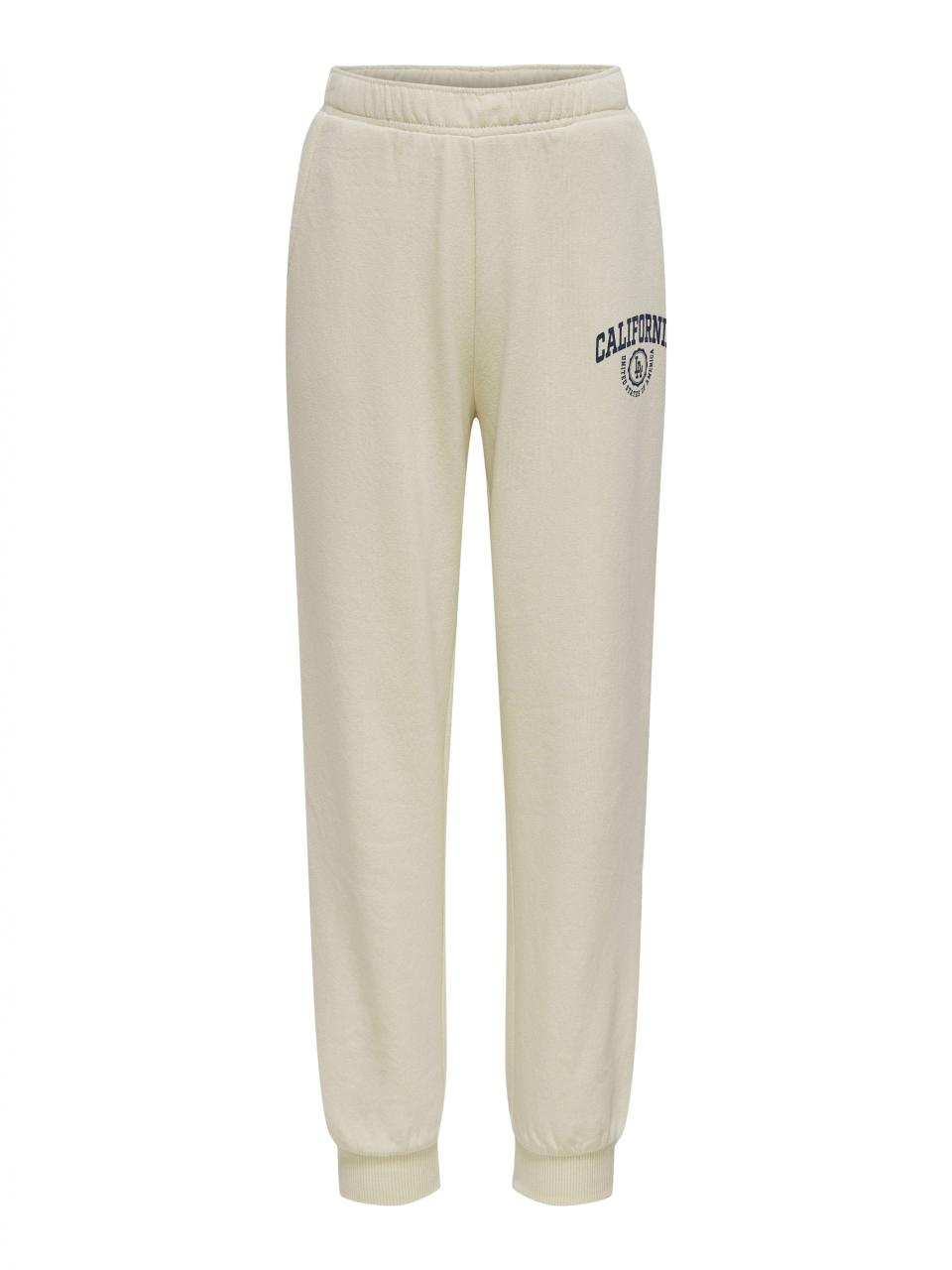 ONLY Παντελόνι φούτερ κορίτσι ONLY-15239258-CREAM