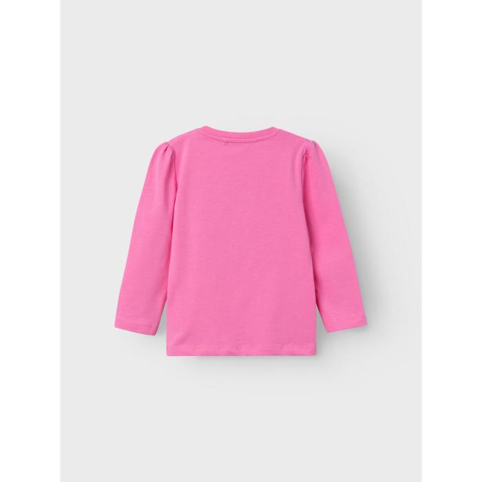 Μπλούζα μακό κορίτσι name it-13221558-Pink Cosmos-organic cotton