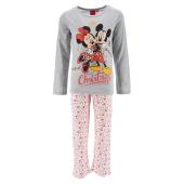 Πιτζάμα μακό κορίτσι Christmas Minnie Mouse-HW2172-LGREY