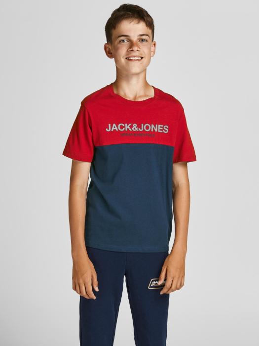 Μπλούζα μακό αγόρι JACK & JONES-12190515-Dahlia-organic cotton