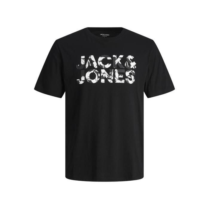 Μπλούζα μακό αγόρι JACK & JONES-12250800-Black-organic cotton