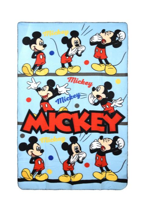 Κουβερτάκι fleece Mickey Mouse -TH4268-Blue 100x150cm