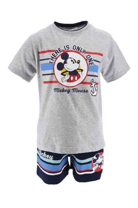 Σετ μακό αγόρι Mickey Mouse-EV1072-GREY-organic cotton