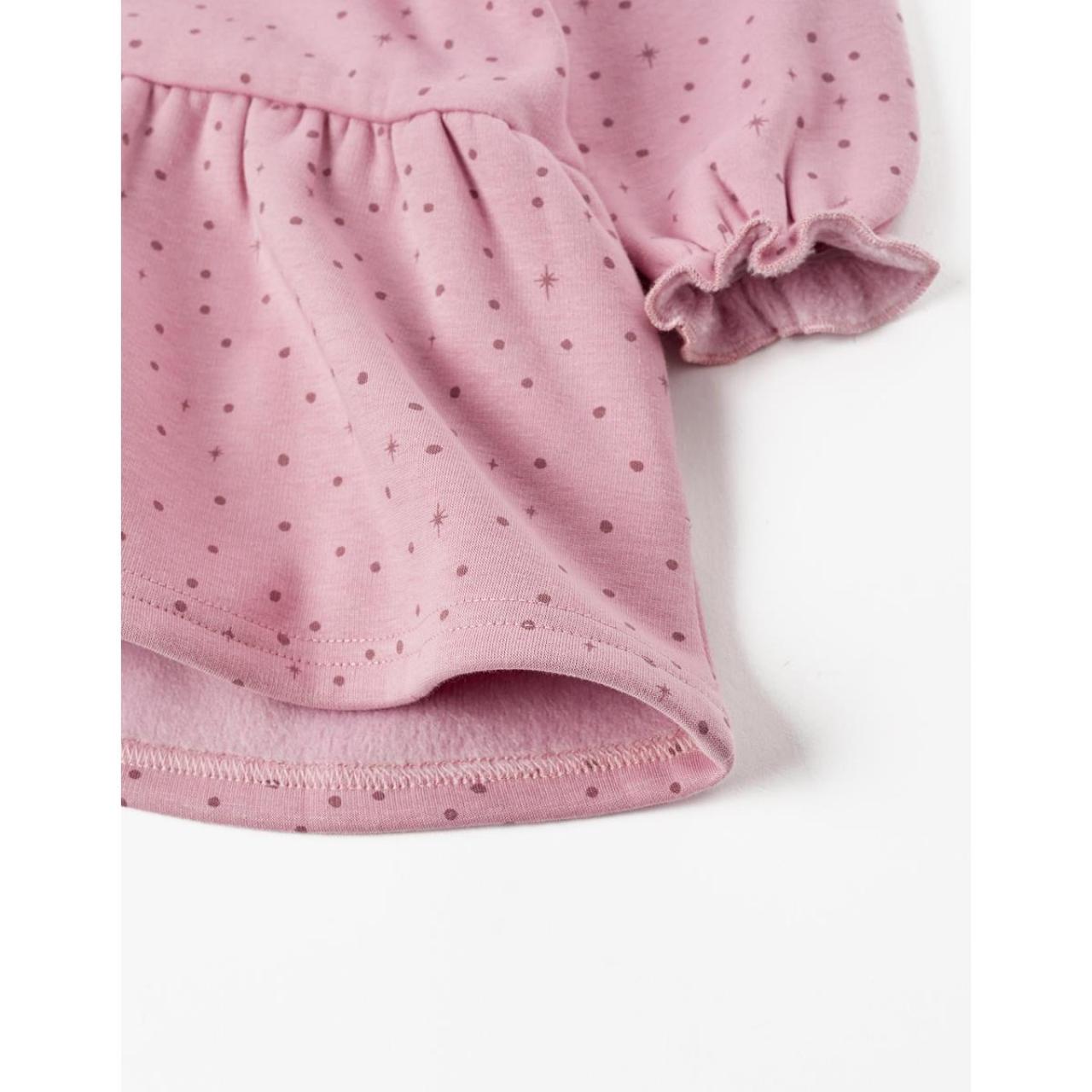 Φόρεμα μπεμπέ φούτερ κορίτσι ZIPPY-31055895030-PINK φωτογραφία
