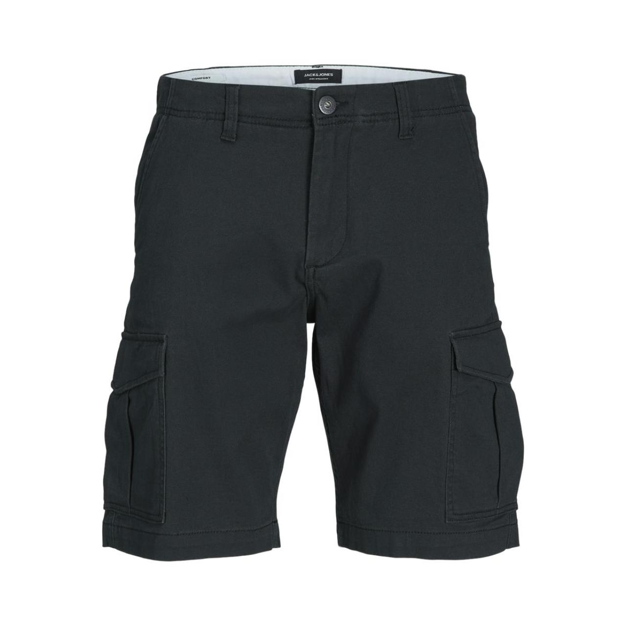 JACK&JONES Βερμούδα υφασμάτινη cargo αγόρι JACK & JONES-12182856-Black