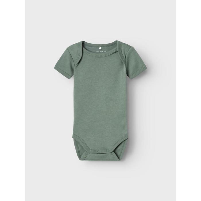 Σετ 2 τεμ. φορμάκια μπεμπέ αγόρι Name it-13227019-Laurel Wreath-organic cotton