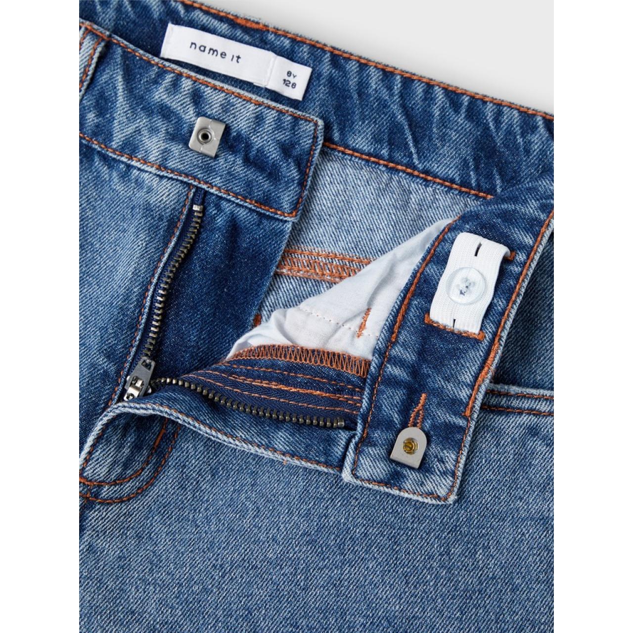 Βερμούδα τζιν κορίτσι name it-13214024-Medium Blue Denim