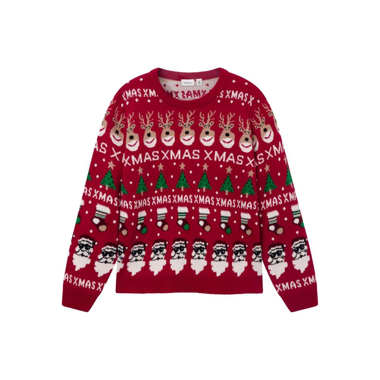 Name it Μπλούζα πλεκτή unisex Christmas name it-13222181-Jester Red