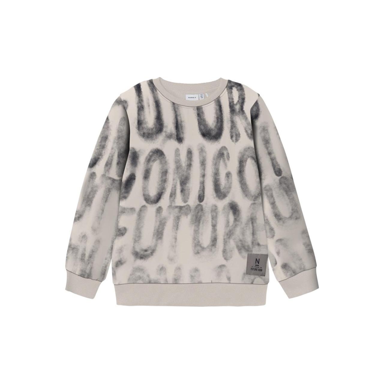 Name it Μπλούζα φούτερ αγόρι Name it-13232167-Jet Stream-organic cotton