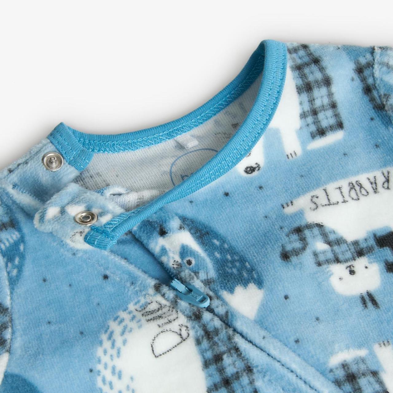 Φορμάκι βελουτέ αγόρι Boboli-109044-9445-Ciel φωτογραφία