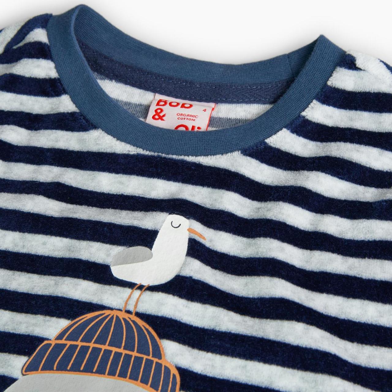 Πιτζάμα βελουτέ αγόρι Boboli-939135-9474-Navy φωτογραφία