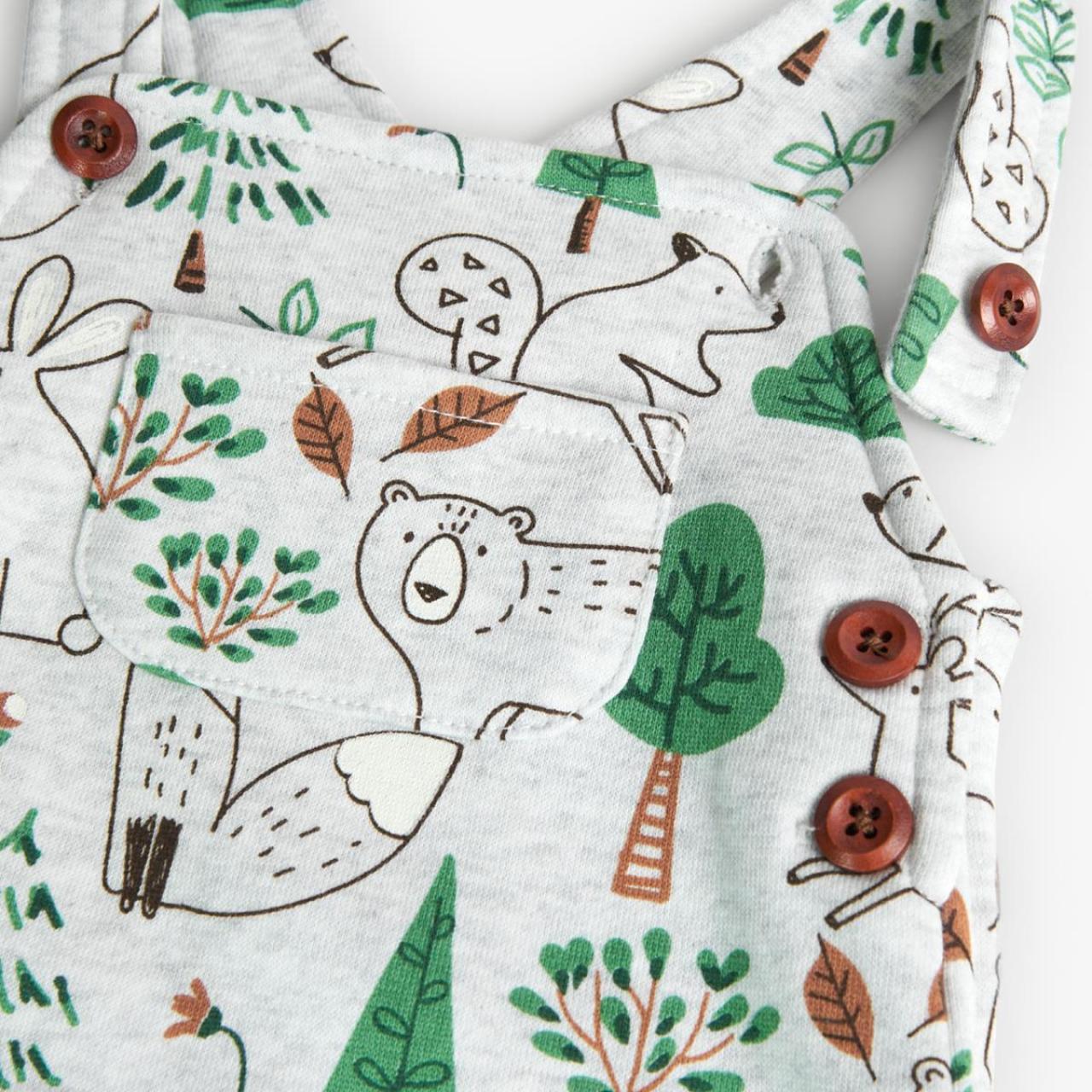 Σαλοπέτα σετ μπεμπέ αγόρι Boboli-129136-4686-Grey φωτογραφία