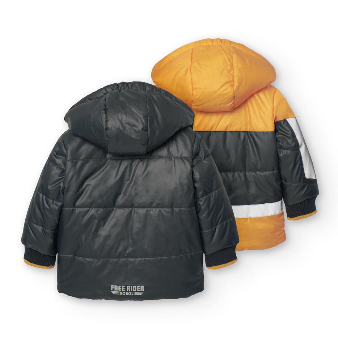 Μπουφάν διπλής όψης αγόρι Boboli-319137-1207-Black φωτογραφία
