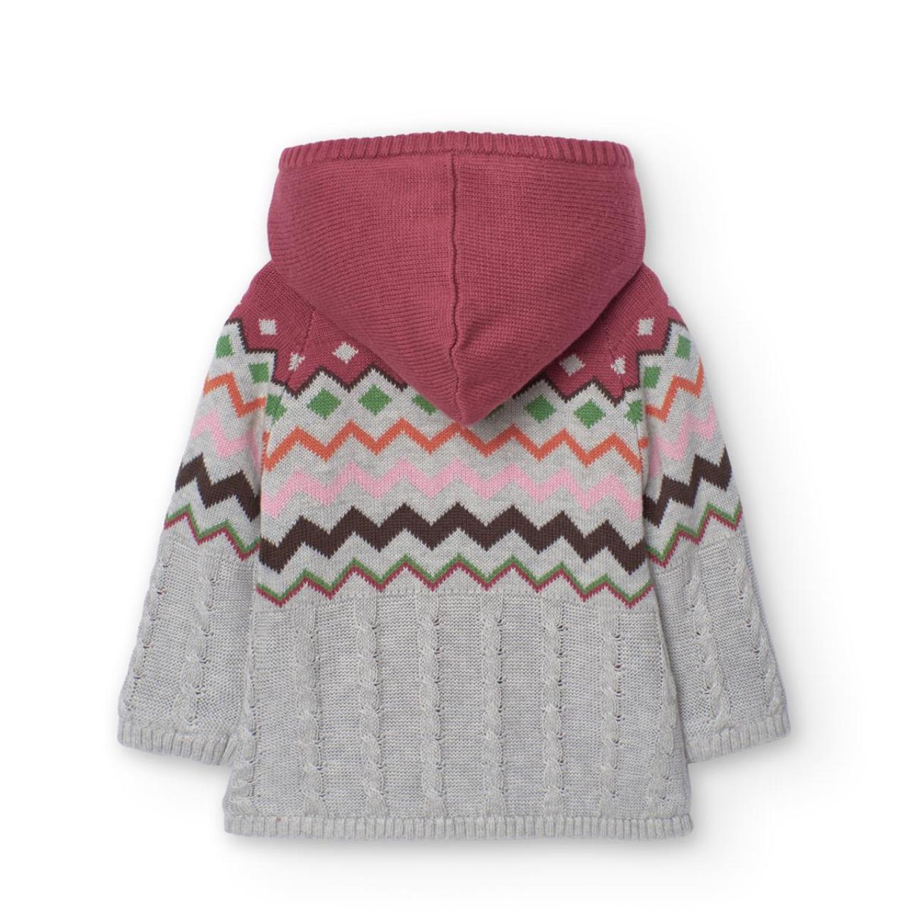 Ζακέτα πλεκτή κορίτσι Boboli-239172-7359-Multicolor φωτογραφία