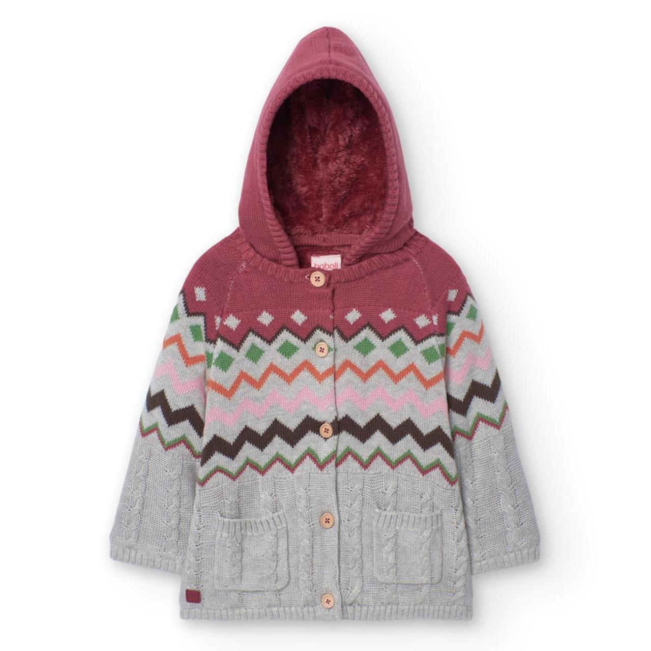 Ζακέτα πλεκτή κορίτσι Boboli-239172-7359-Multicolor φωτογραφία