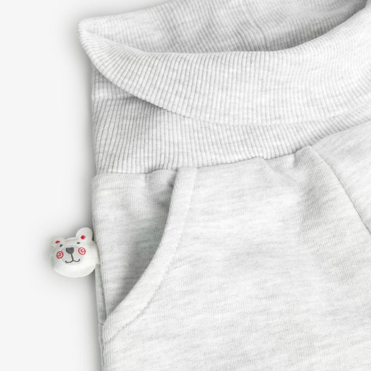 Σετ μπεμπέ φόρμα φούτερ αγόρι Boboli-149138-8124-Grey φωτογραφία