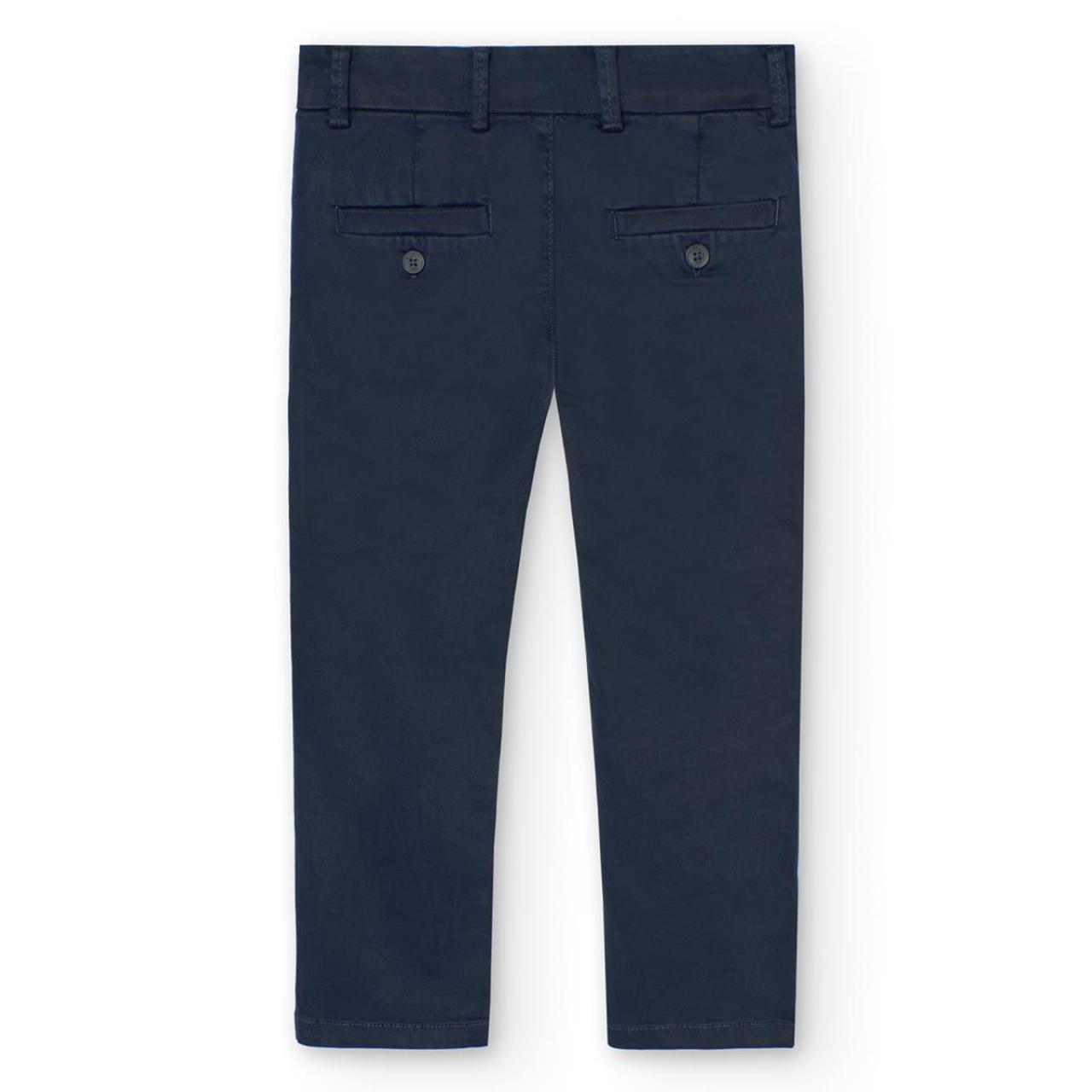 Παντελόνι chino υφασμάτινο αγόρι Boboli-739021-2440-Navy φωτογραφία