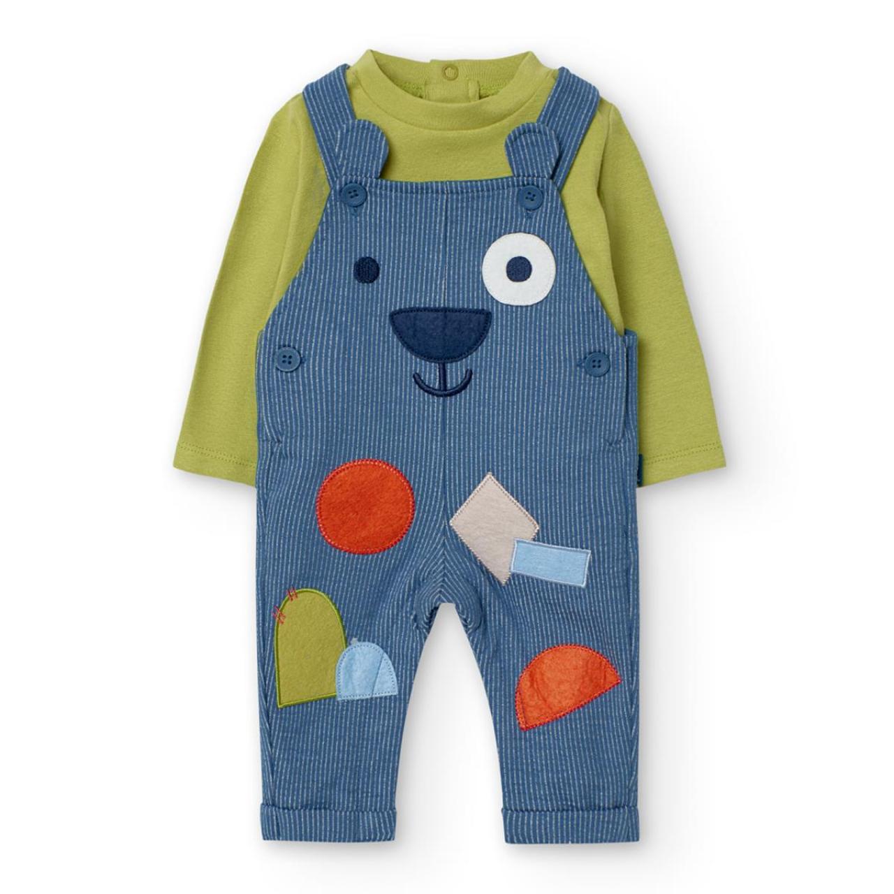 BOBOLI Σαλοπέτα σετ μπεμπέ αγόρι Boboli-139171-4688-Blue