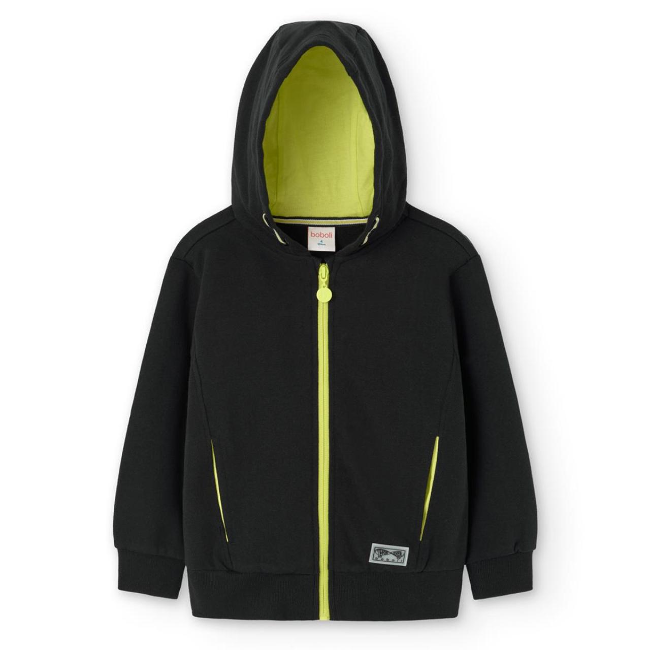 Ζακέτα φούτερ αγόρι Boboli-519117-890-Black φωτογραφία